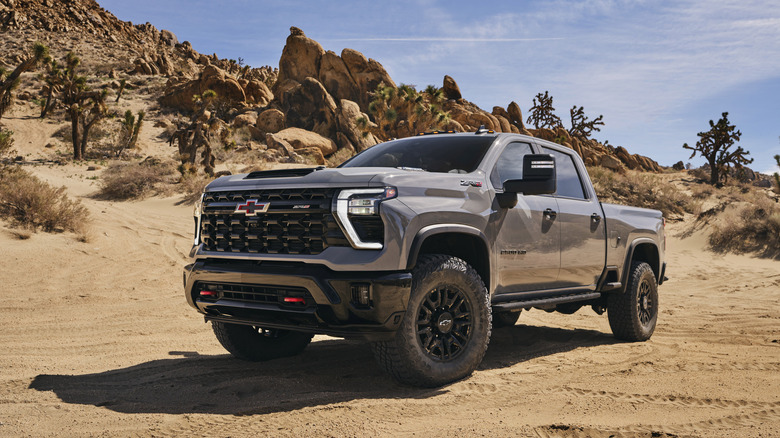 2024 Chevrolet Silverado ZR2 in desert