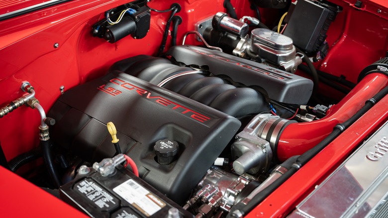 Cadillac CTS V LSA engine bay