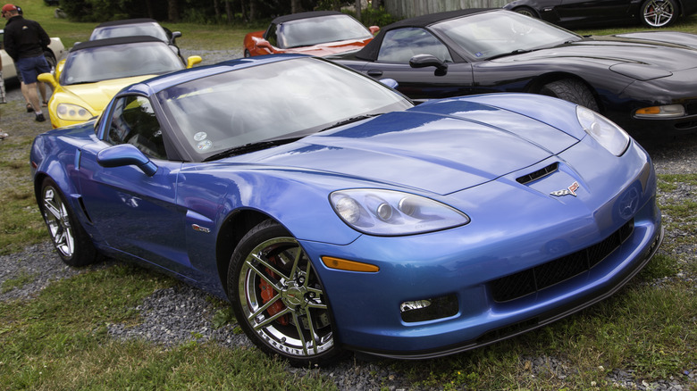 blue corvette z06