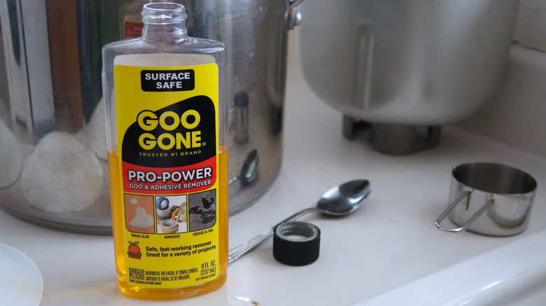 Goo Gone on table