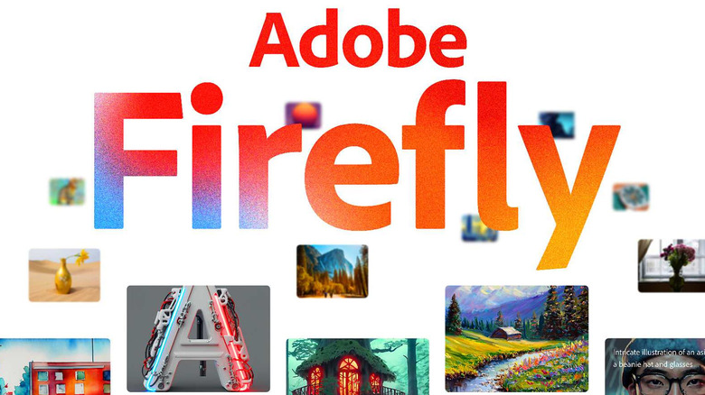 Adobe Firefly webpage.