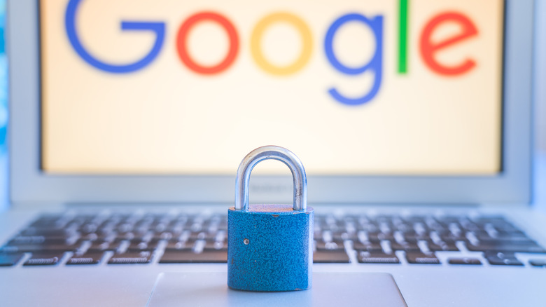 google laptop lock security closed