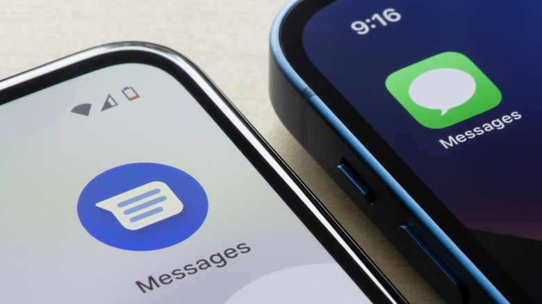 Google Messages and iMessage 