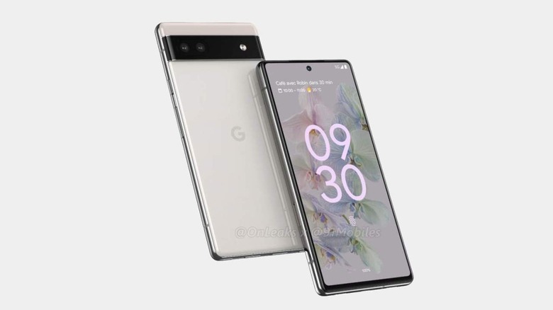 Unofficial leaked Google Pixel 6a concept renders