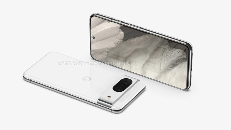 Google Pixel 8 product render white