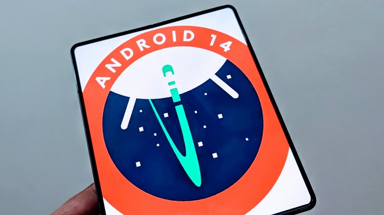 Android 14 logo