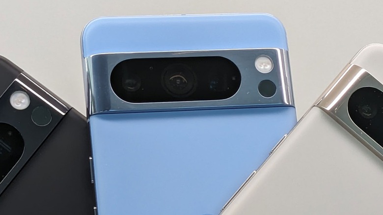 Pixel 8 Pro in three colors