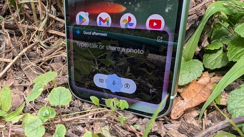 Google Pixel showing Gemini.