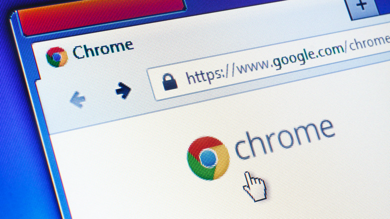 Google Chrome on computer