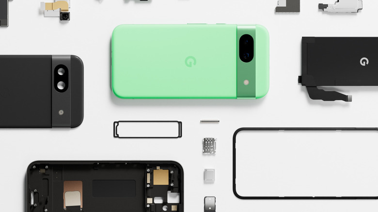 The Google Pixel 8a torn down