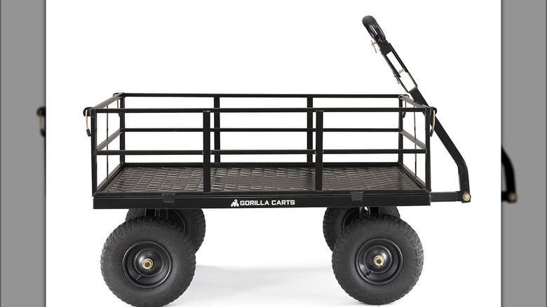 Gorilla Made 1,200-pound capacity utility cart isolated on white background