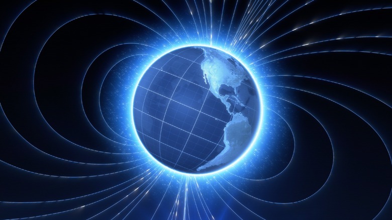 Illustration of Earth's electric field