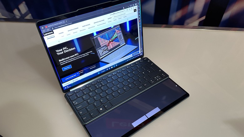 Lenovo Yogi 9i on a table