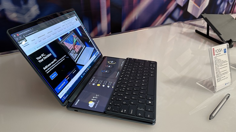 Lenovo Yoga Book 9i Offers Unique Twist On A Laptop With Its Dual-Screen  OLED Display