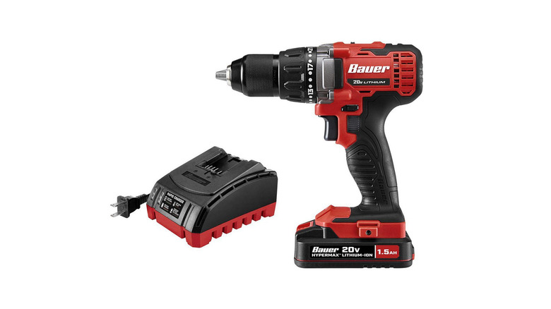 bauer cordless drill with charger