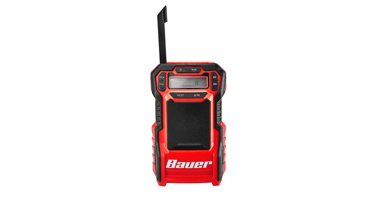 red bauer cordless radio