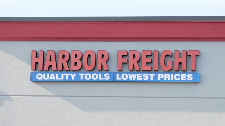 A Harbor Freight storefront