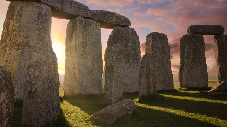 Stonehenge at sunset