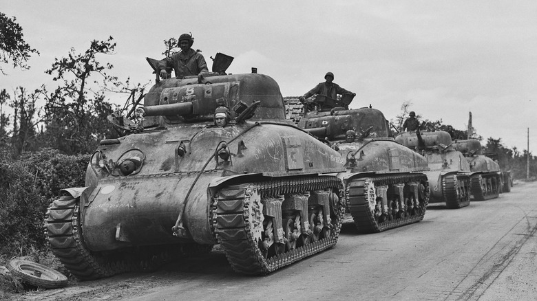 M4 Sherman tanks