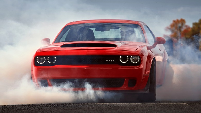 2018 Dodge Demon on track