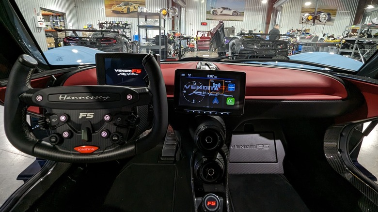 Hennessey Venom F5 interior