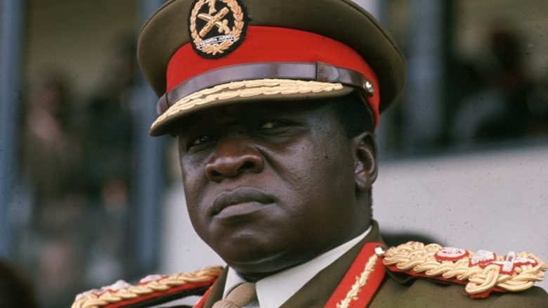 Idi Amin in military attire