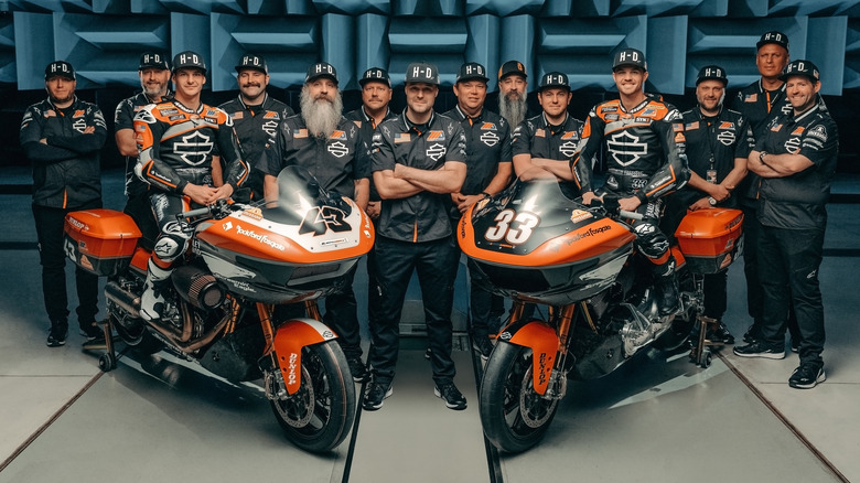 Harley-Davidson race team