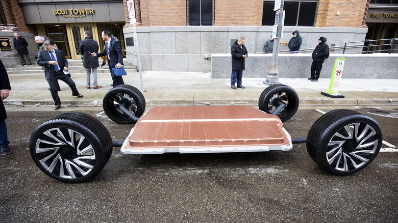 Hummer EV chassis