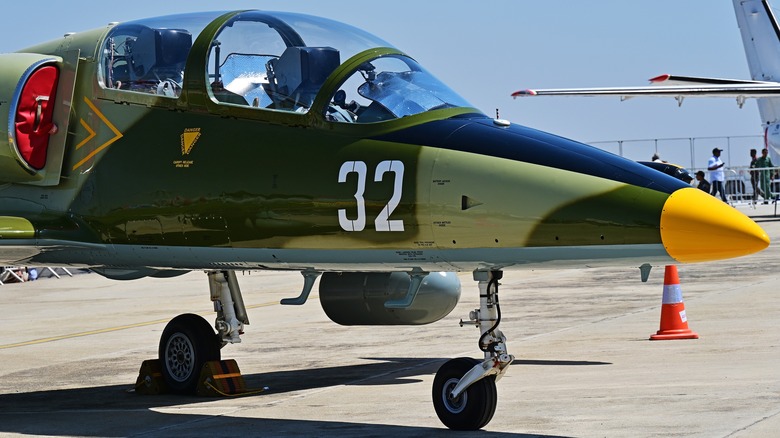 L-39 Parked On Ground