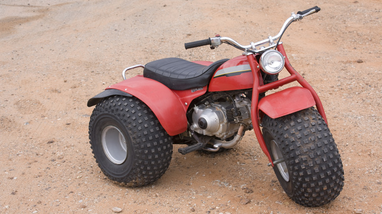 Honda ATC ATV tricycle outdoors