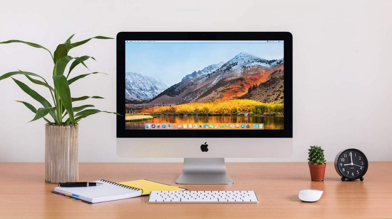 iMac on a desk 