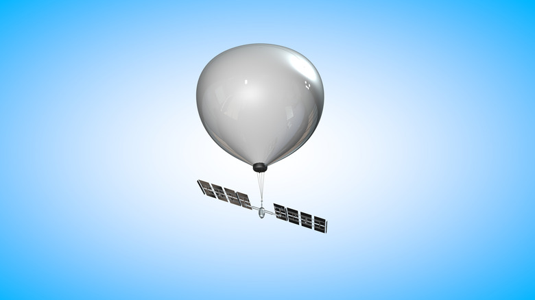 Spy balloon 3D render