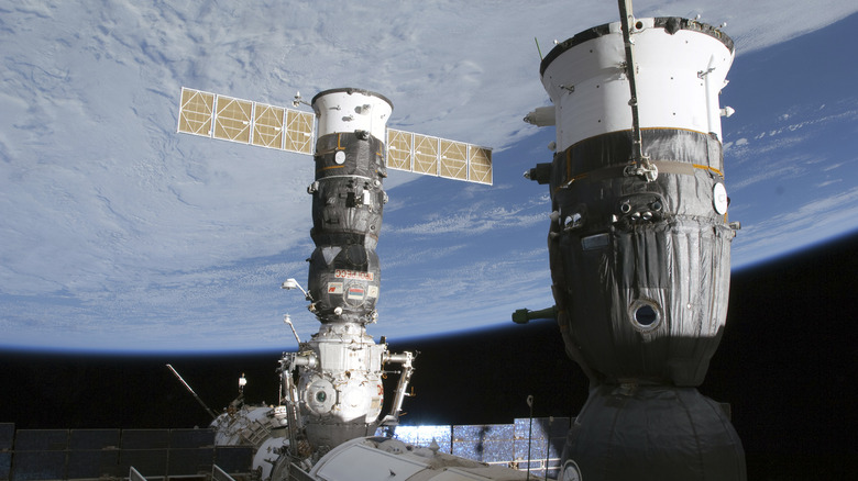 Two crafts docked with ISS