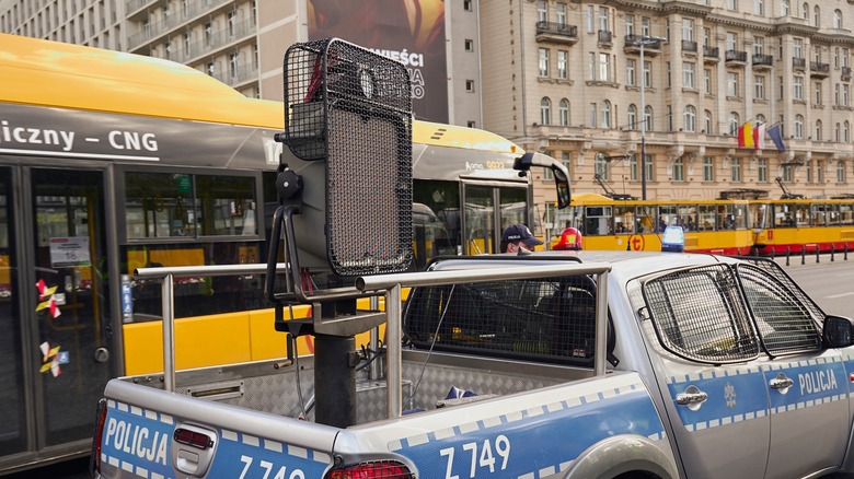 LDAR kit on a police vehicle