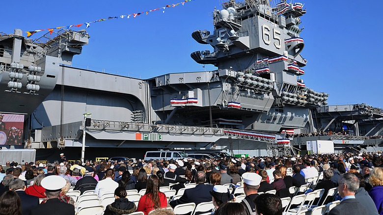 Ceremony for USS Enterprise