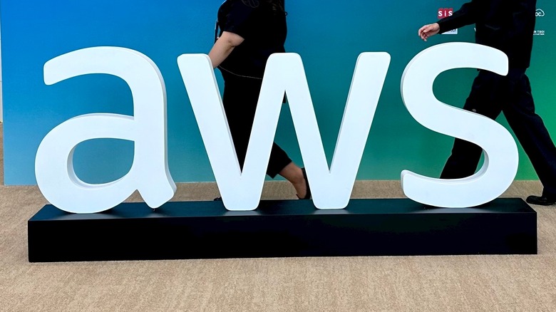 The AWS logo