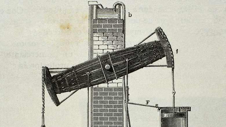 Beam of Newcomen's steam engine