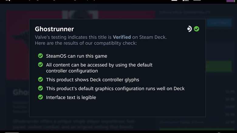Screenshot from Steam Deck