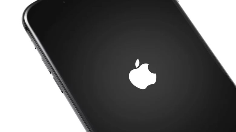 Apple logo on iPhone after restart