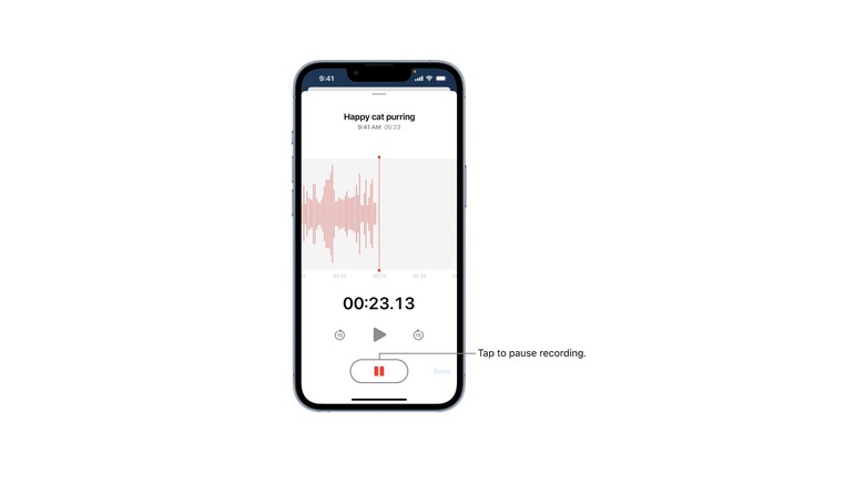 Voice Memos app