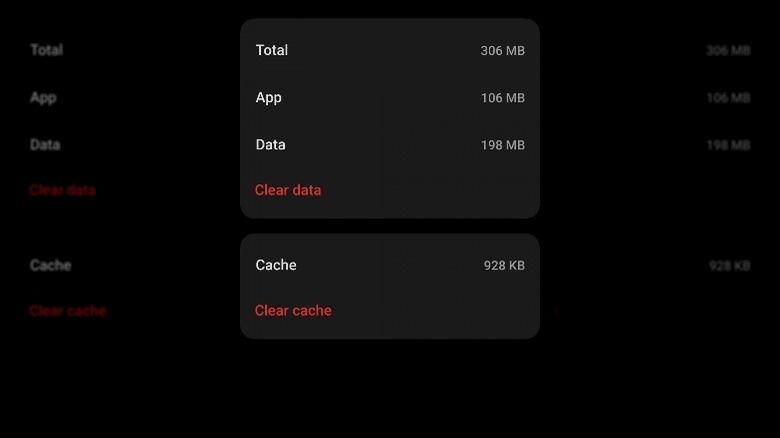 clear cache on Android