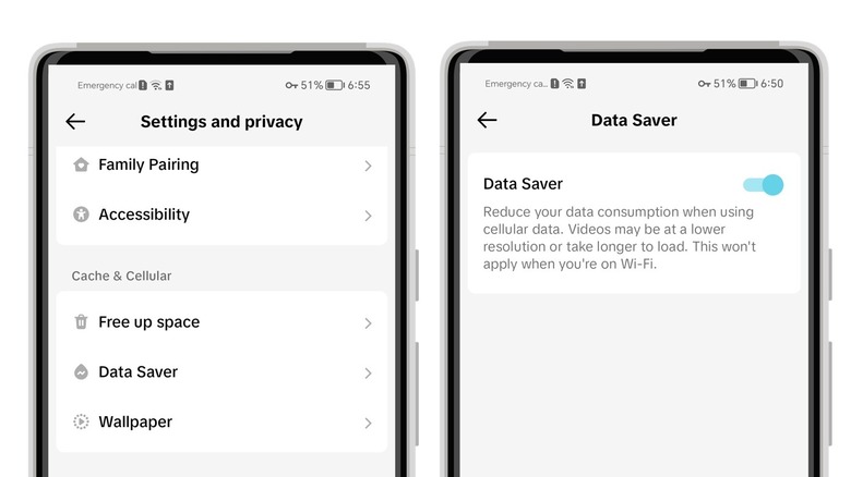 TikTok Data Saver Mode