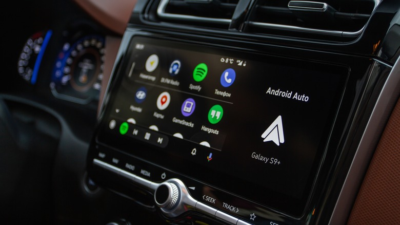 In-car touch screen