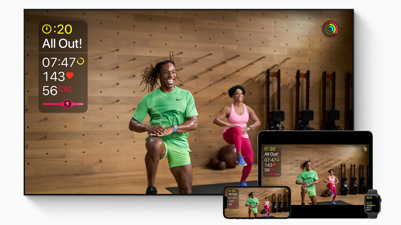 Apple Fitness+ on multiple Apple devices