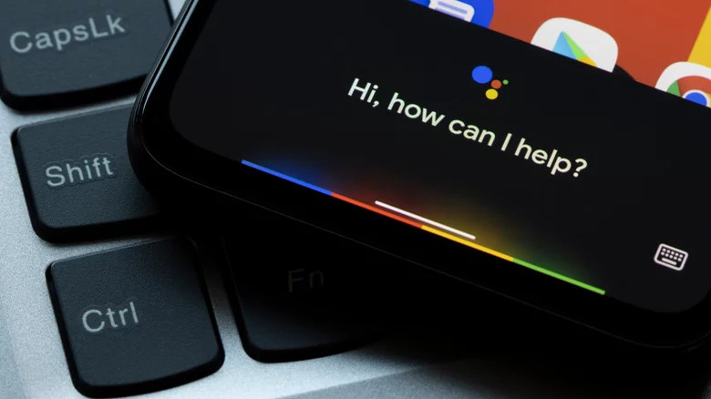 Google Assistant on smartphone screen