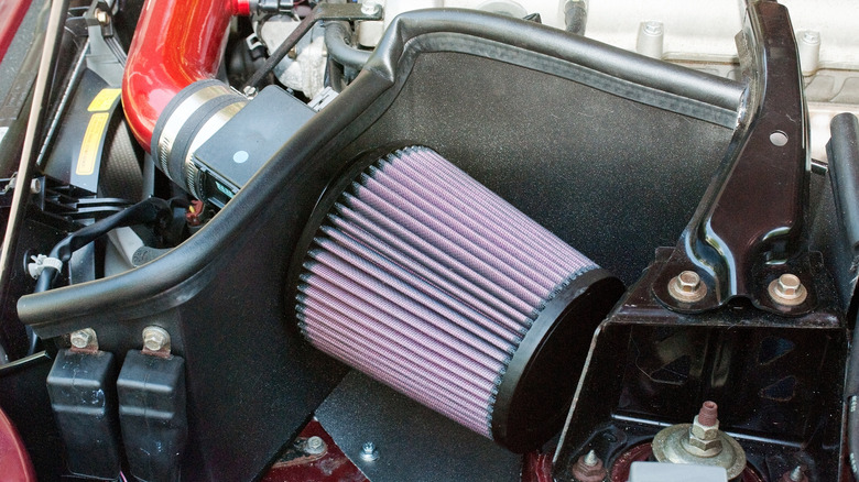 Cold air intake with heat shield