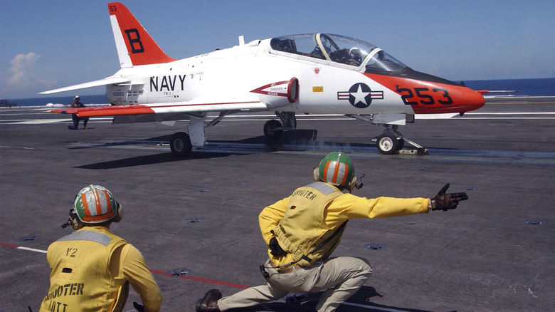 T-45 ​​Goshawk preparing for take off