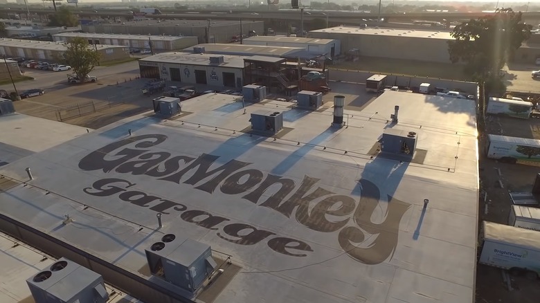 An Aerial View Of Gas Monkey Garage