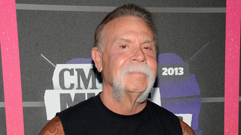 Paul Teutul with his signature mustache