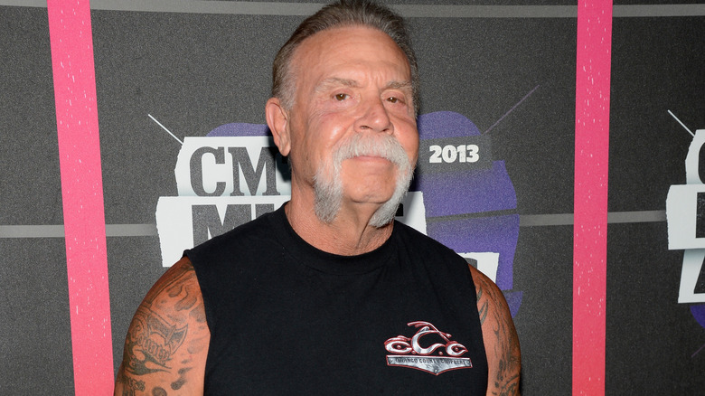 Paul Teutul with his signature mustache